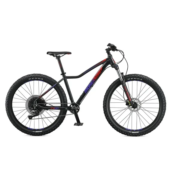 Mongoose Tyax 27.5 Comp Adult Unisex 27.5-inch Mountain Bike, Black