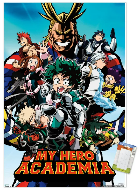 My Hero Academia - Group Collage Wall Poster, 22.375" x 34"