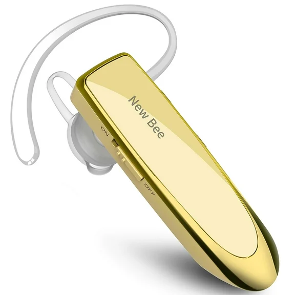 New Bee Bluetooth Headset for IOS Android Cellphone Wireless Earpiece for Business/Office/Driving