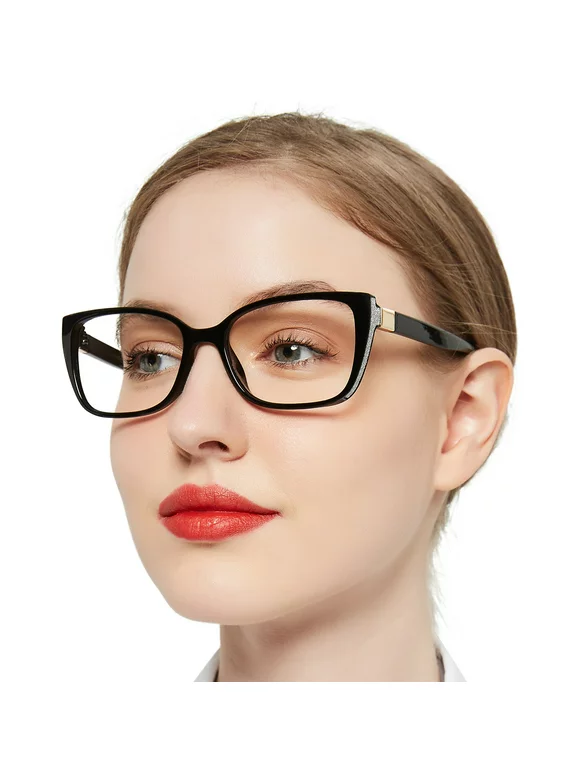 OCCI CHIARI Reading Glasses Women Durable Reader 1.0 1.25 1.5 1.75 2.0 2.25 2.5 2.75 3.0 3.5 4.0 5.0 6.0 Anti Glare, Relieve Eyestrain with Acrylic Lens