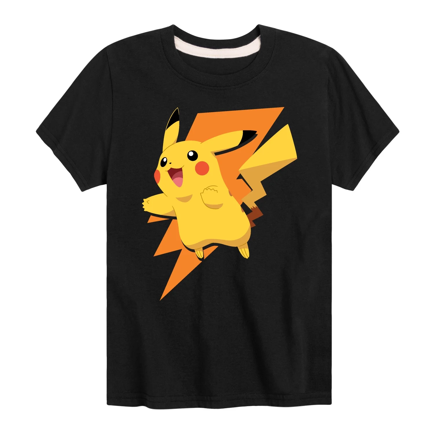 Pokémon - Pikachu Thunderbolt - Youth Short Sleeve Graphic T-Shirt