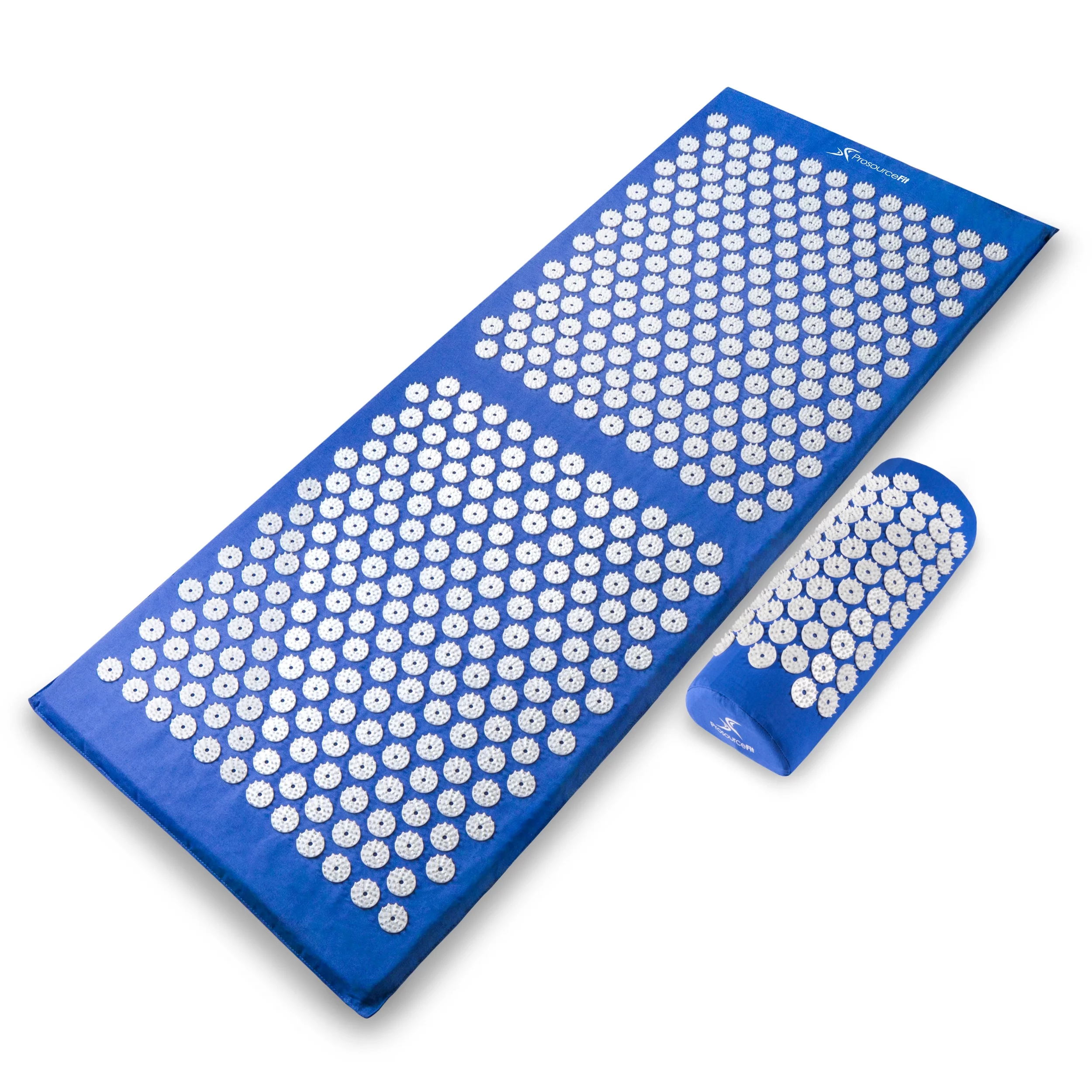 ProsourceFit Full Body Acupressure Mat and Pillow Set, Blue