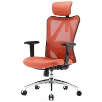 SIHOO Ergonomic High Back Office Chair, Adjustable Computer Desk Chair with Lumbar Support, 300lb, Orange