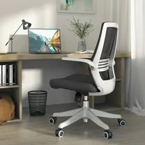 SIHOO Ergonomic Office Chair Mid-Back Home Desk Chair with Lumbar Support Samll Mesh Computer Chair, Black