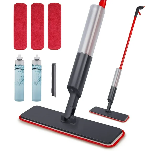 SUGARDAY Spray Dust Mop for Floor Cleaning Microfiber Hardwood Floor Mop for Home Kitchen
