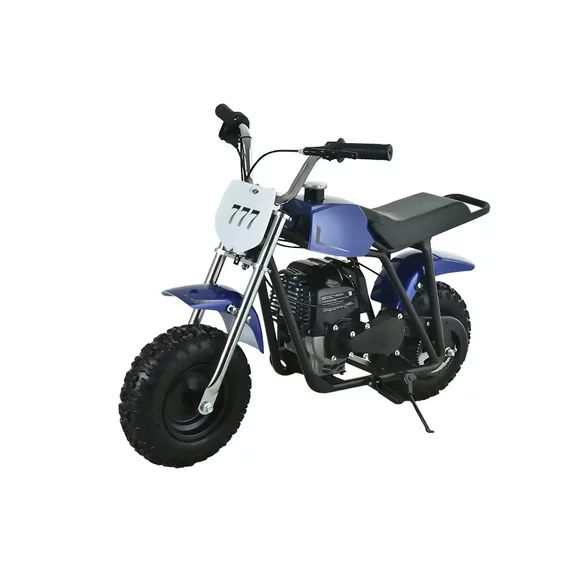 SYX MOTO MT-6 Gas Power 40cc 4 Stroke Kids Dirt Bike, Pull Start, New, Blue
