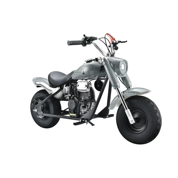 SYX MOTO MT-7 40cc 4 Stroke Mini Cruiser Motorcycle Gas Powered Retro Kids Dirt Bike, New, Grey