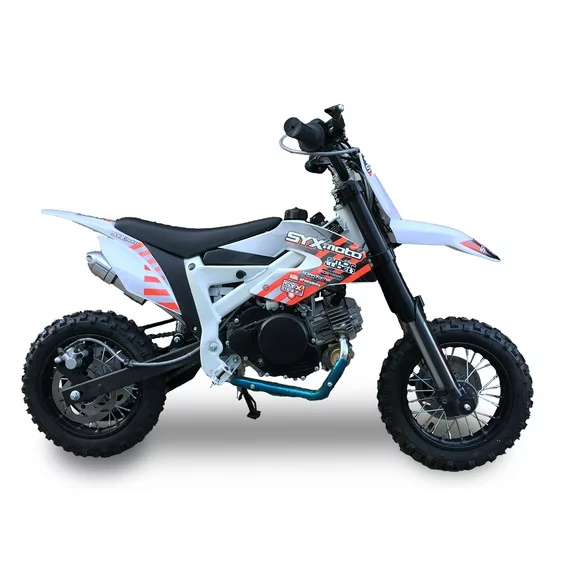 SYX MOTO Tearoff SZ 60cc 4 Stroke Gas Powered Kids Dirt Bike, Electric Start, Red, Brand New