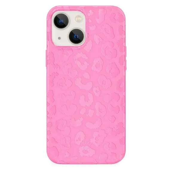Velvet Caviar iPhone 13 Case MagSafe Compatible - Cute Protective Phone Cases for Women - Hot Pink Leopard