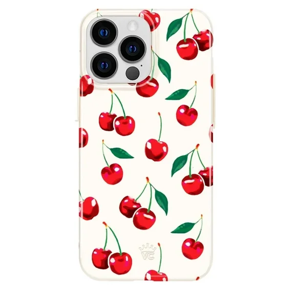 Velvet Caviar iPhone 13 Pro Max Case MagSafe Compatible - Cute Protective Phone Cases for Women - Cherry