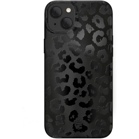 Velvet Caviar iPhone 15 Plus Case MagSafe Compatible - Cute Protective Phone Cases for Women - Black Leopard Cheetah Print
