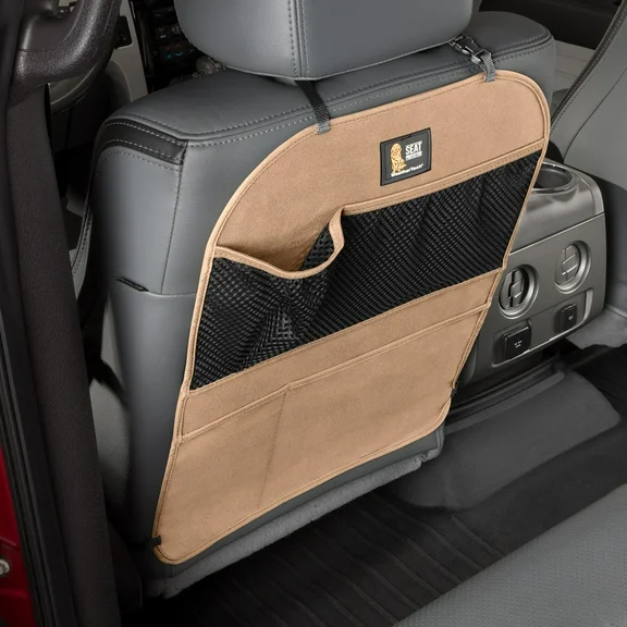 WeatherTech Seat Back Protector - Kick Mat and Organizer for The Back of Your Seat, Tan