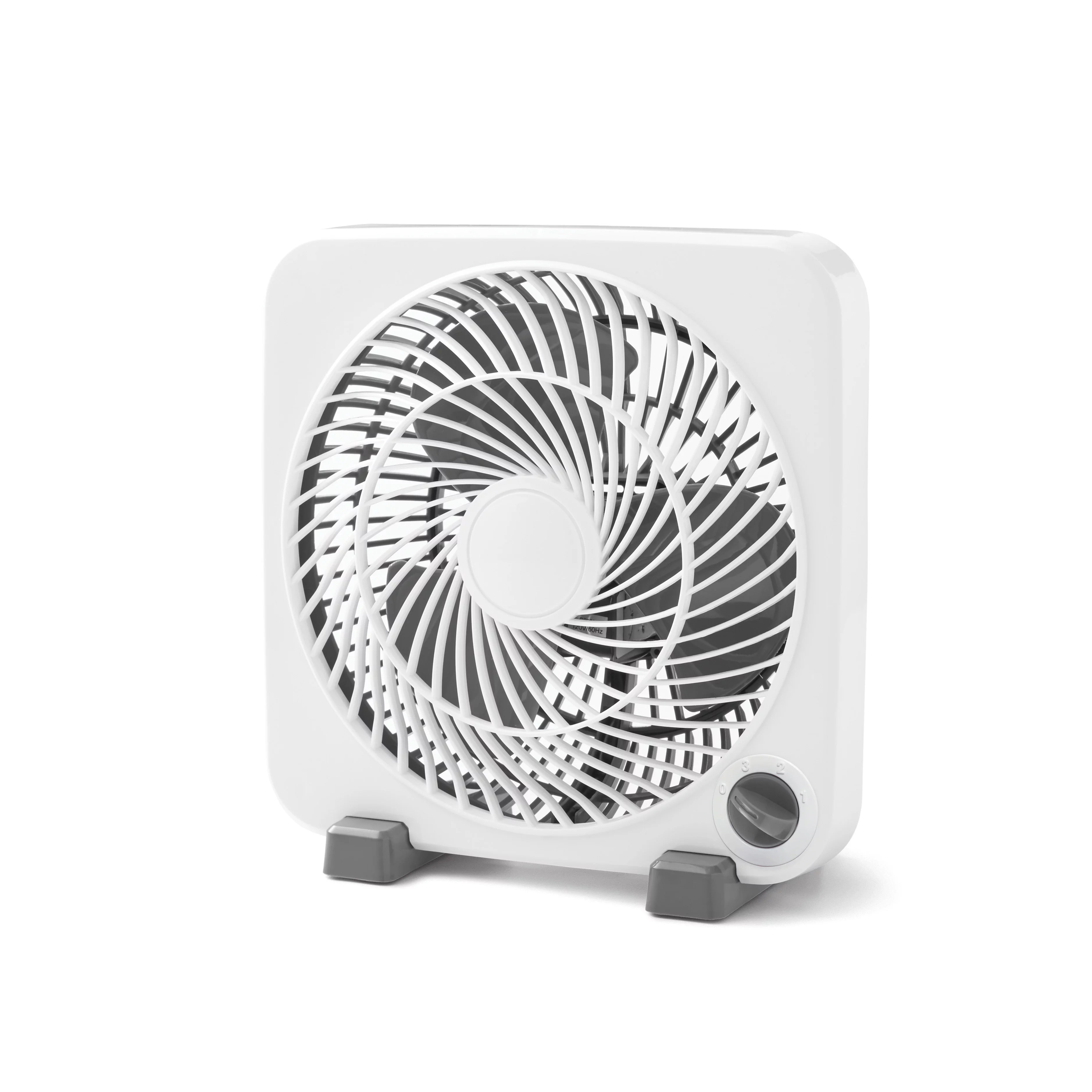 Mainstays 9 inch Personal Desktop Fan with 3 Speeds, White